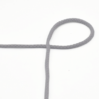 Cotton cord 6mm light grey (qt)