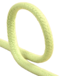 Cordon en coton tressé 10 mm vert pastel (st10)