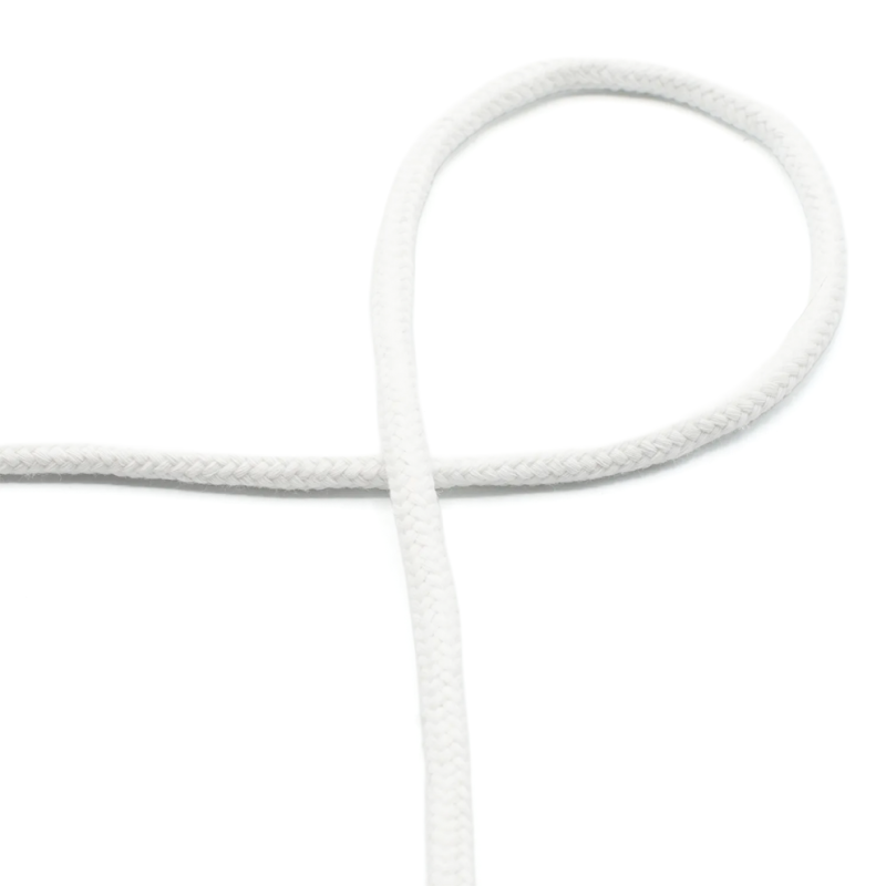 Baumwollkordel 8mm weiss (qt)