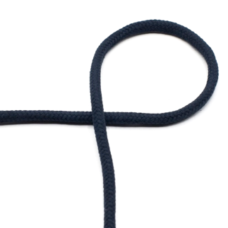 Cotton cord 8mm navy (qt980)