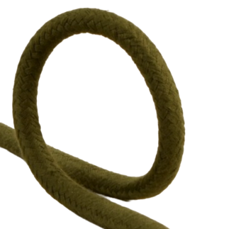 Baumwollkordel geflochten 8mm khaki (st053)