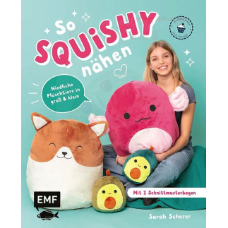 How to sew squishy: Cute plush toys in large and small