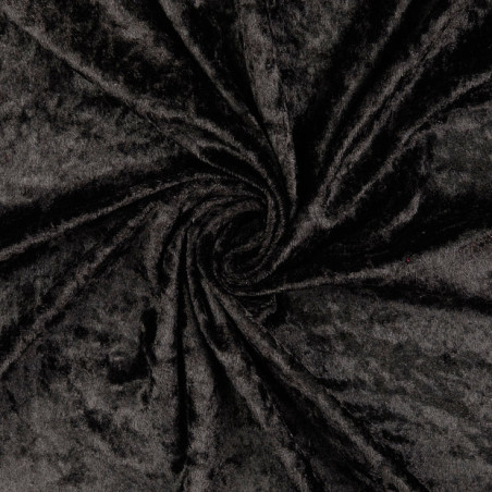 panne velvet - black