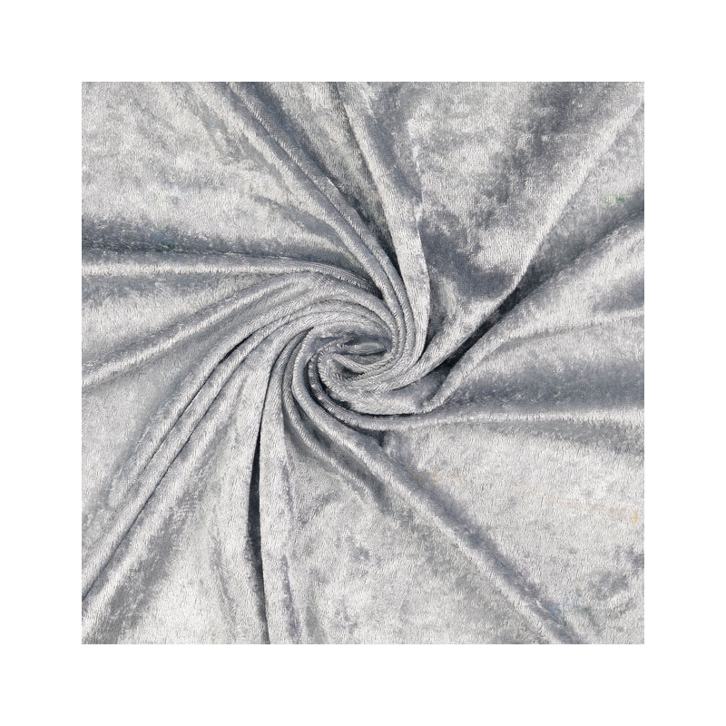 velours panne - argent velours panne - argent