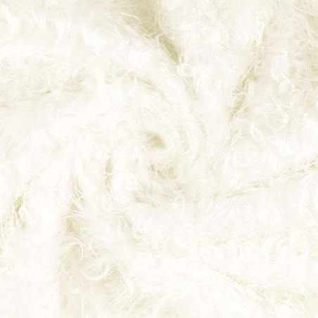 Peluche Zottel - blanche