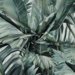 Canevas - Feuilles numériques vertes