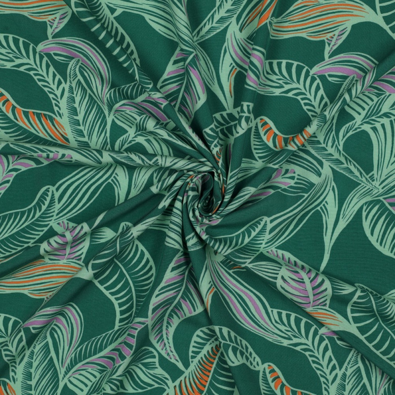 viscose - feuilles vertes
