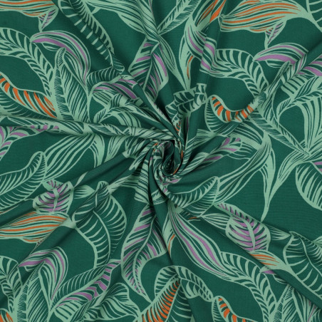 viscose - leaves green
