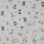 double gaze - Waldtiere blanc