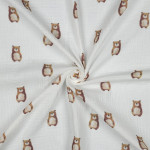 double gauze - Bears white