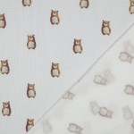 double gauze - Bears white