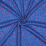 jersey côtelé - Leo cobalt