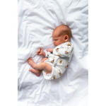 Organic Jersey - Giraffes white