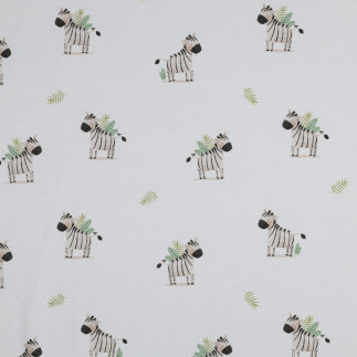 Organic Jersey - Zebra white