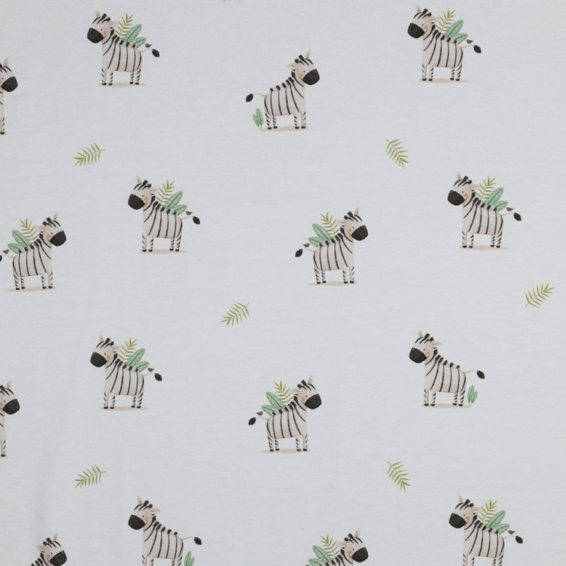 Organic Jersey - Zebra white