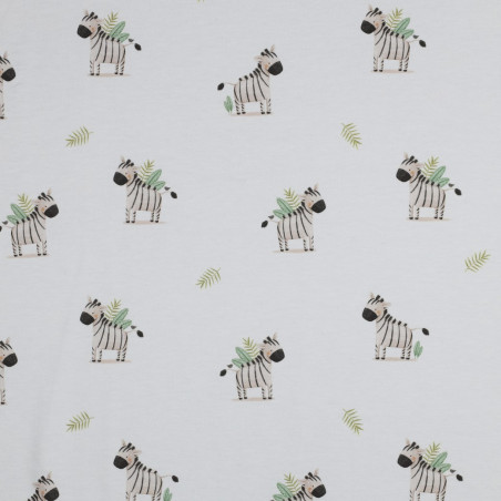 Organic Jersey - Zebra white