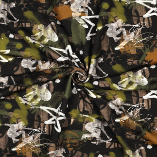 French Terry - Skateboard Grafitti army