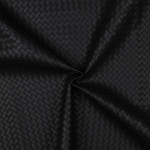synthetic leather - Basket Waves small black