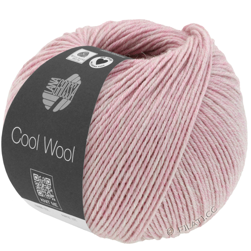 Leftover - Lana Grossa - Cool Wool melange pink (1401)