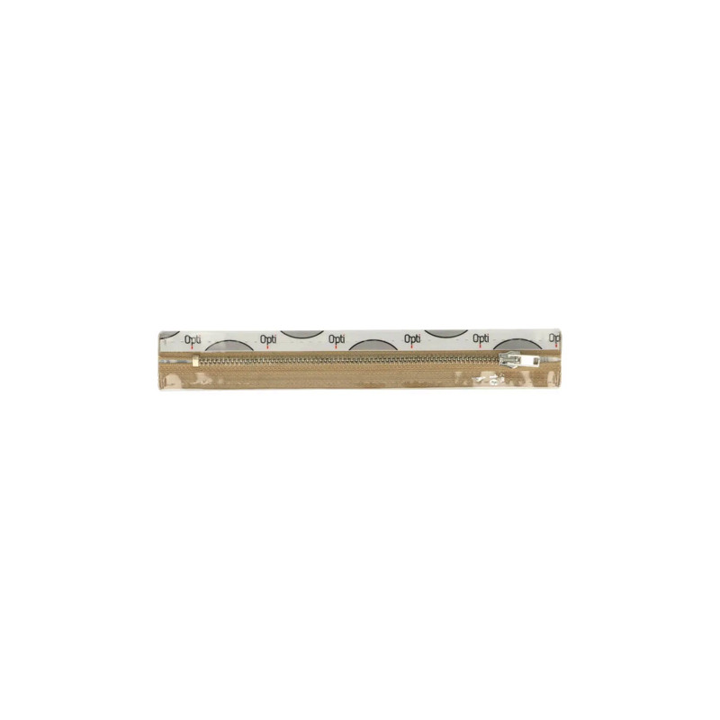 Trouser zipper 18cm nickel beige (886)