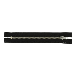 Trouser zipper 18cm nickel black (000)
