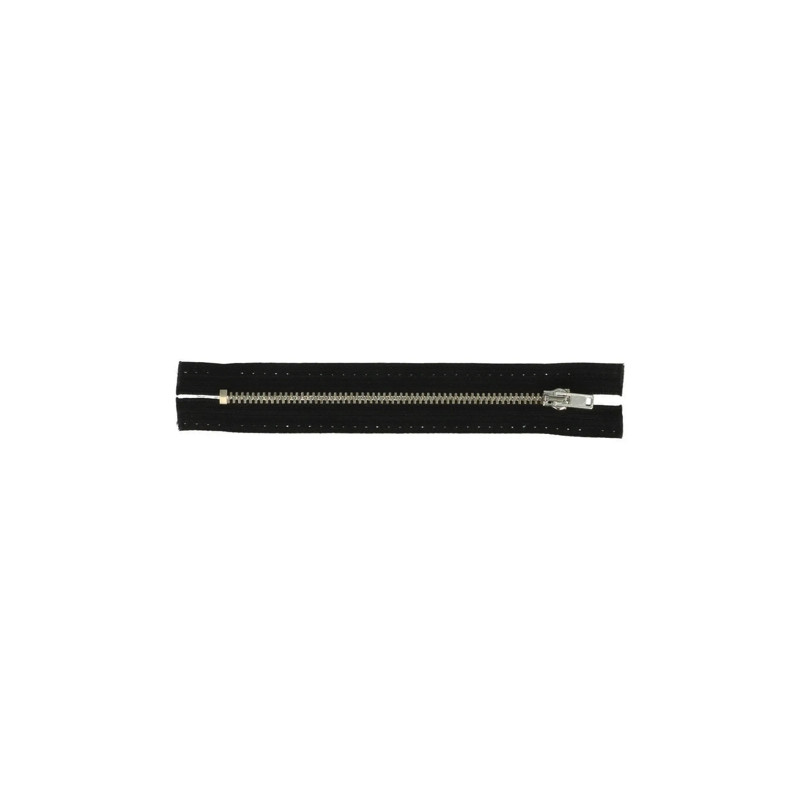 Trouser zipper 18cm nickel black (000)