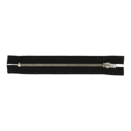 Trouser zipper 18cm nickel black (000)