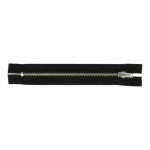 Trouser zipper 18cm nickel black (000)