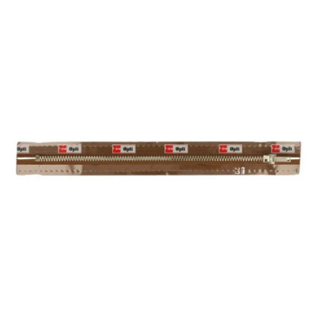 Trouser zipper 18cm nickel camel (932)