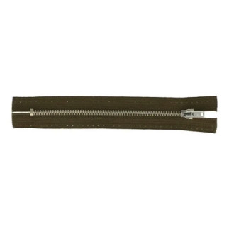 Trouser zipper 18cm nickel khaki (542)