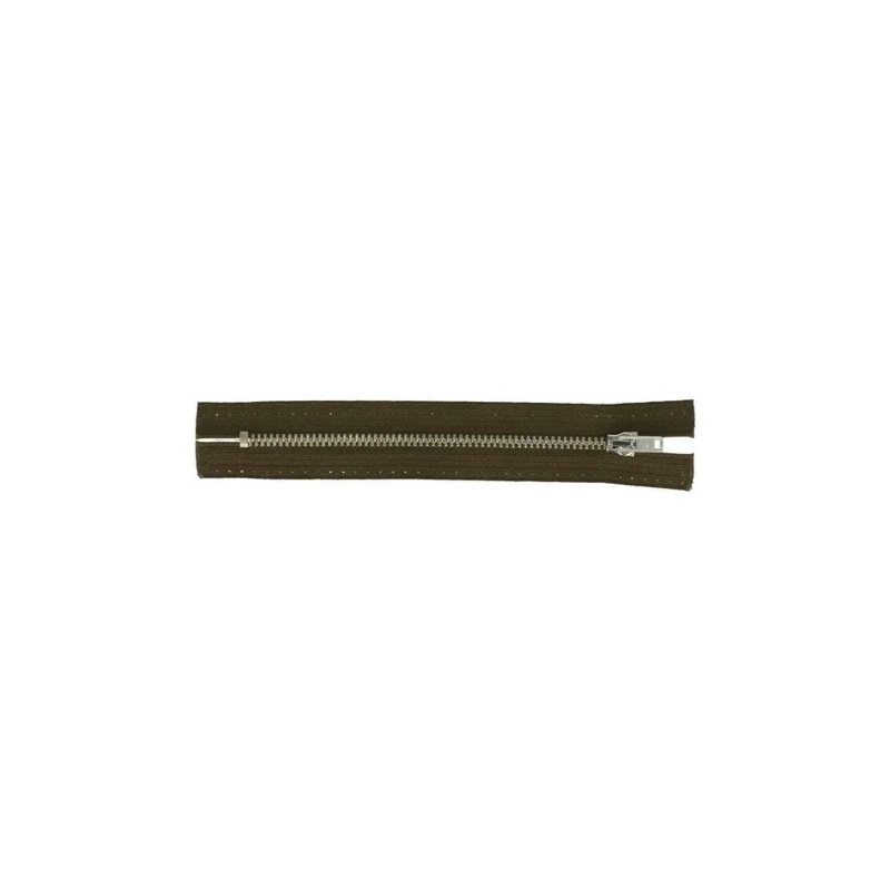 Trouser zipper 18cm nickel khaki (542)
