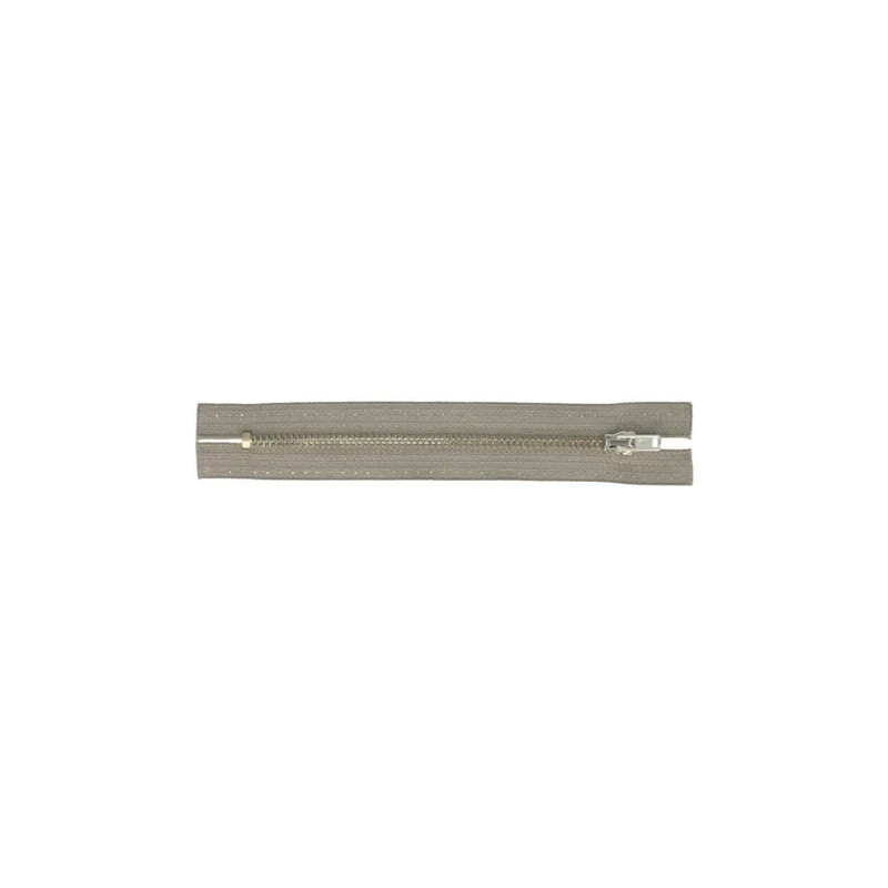 Trouser zipper 18cm nickel grey (004)