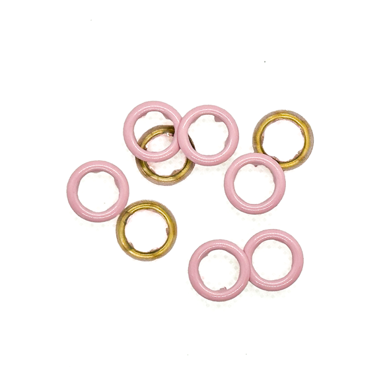 Druckknöpfe 10mm - Urmeli - Ring 10er Set - hellrosa