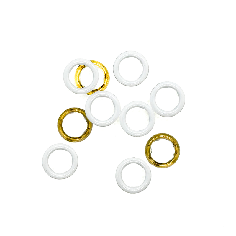 copy of Snap fastener - Urmeli - ring set of 10 - mustard