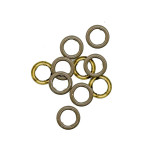 Druckknöpfe 10mm - Urmeli - Ring 10er Set - taupe