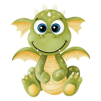 Iron-on transfers - Mrs Mint Design - Dragon