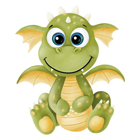 Iron-on transfers - Mrs Mint Design - Dragon