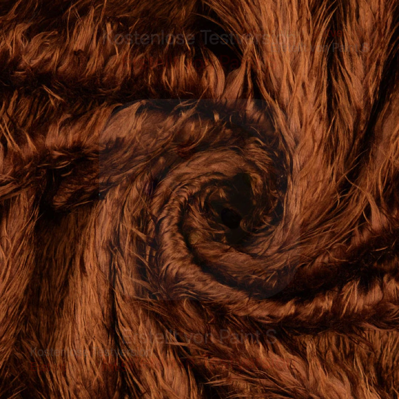 Shaggy plush - dark brown Shaggy plush - dark brown