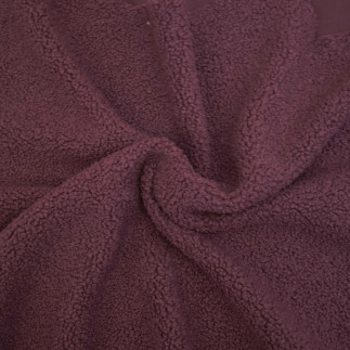 Fleece-Teddy - bordeaux