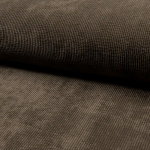 Washed stretch corduroy - plain dark brown