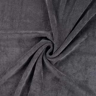 Washed Stretch-corduroy  - uni anthrazit