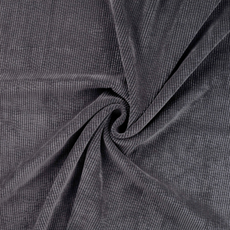 Washed Stretch-corduroy  - uni anthrazit