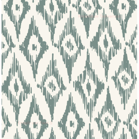 jersey - Boho Ikat gris-vert