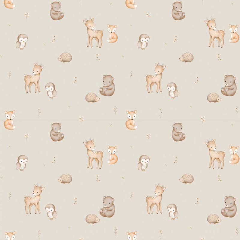 Jersey - Forest friends hellbeige Jersey - Forest friends hellbeige