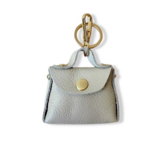Mini Schlüsseltasche - beige