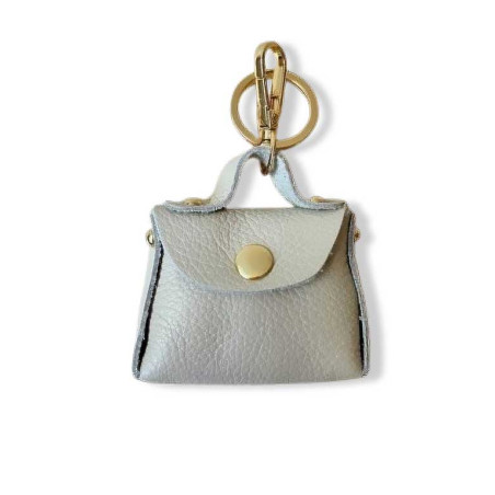 Mini Schlüsseltasche - beige
