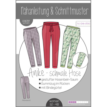 Ki-Ba-Doo women's slim trousers Anike