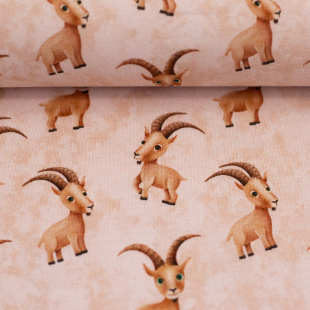 jersey - Alpenliebe de Mrs Mint - Beige Steinbock