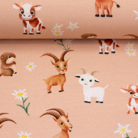 Jersey - Alpenliebe by Mrs Mint - all beige
