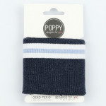Poppy Cuff - navy/white/light blue
